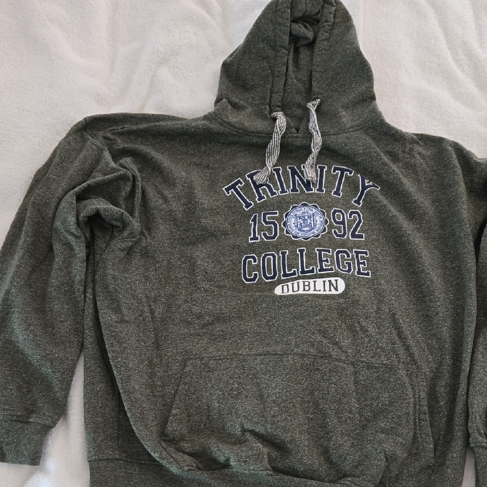 Trinity Dark Green College Hoodie